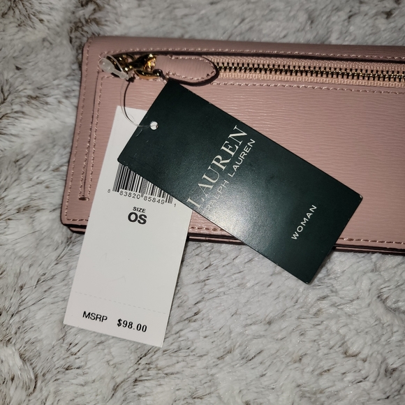 Ralph Lauren mauve/light pink wallet. - Picture 6 of 12